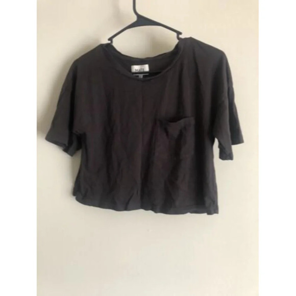 MATE Womens Organic Cotton Cropped Tee Shirt Sz XS - Picture 1 of 4